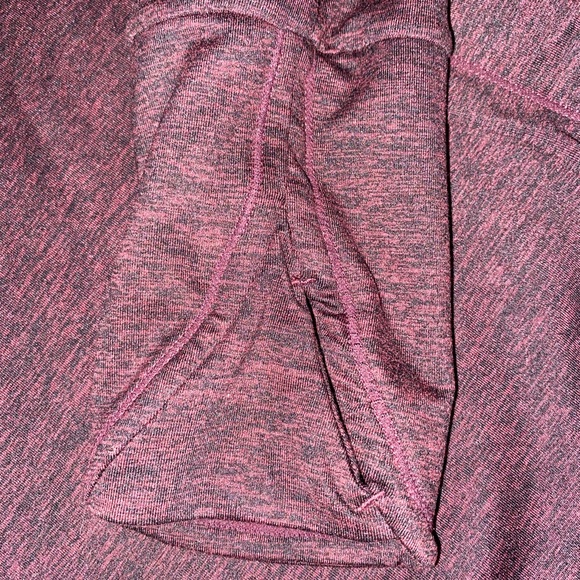 Athleta Maroon Semi Fitted Hoodie Sweatshirt - Picture 3 of 4